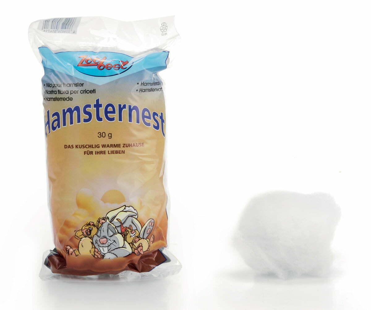 Hamsterbädd Vit, 30 g Bottenströ & bomaterial Pawpalace