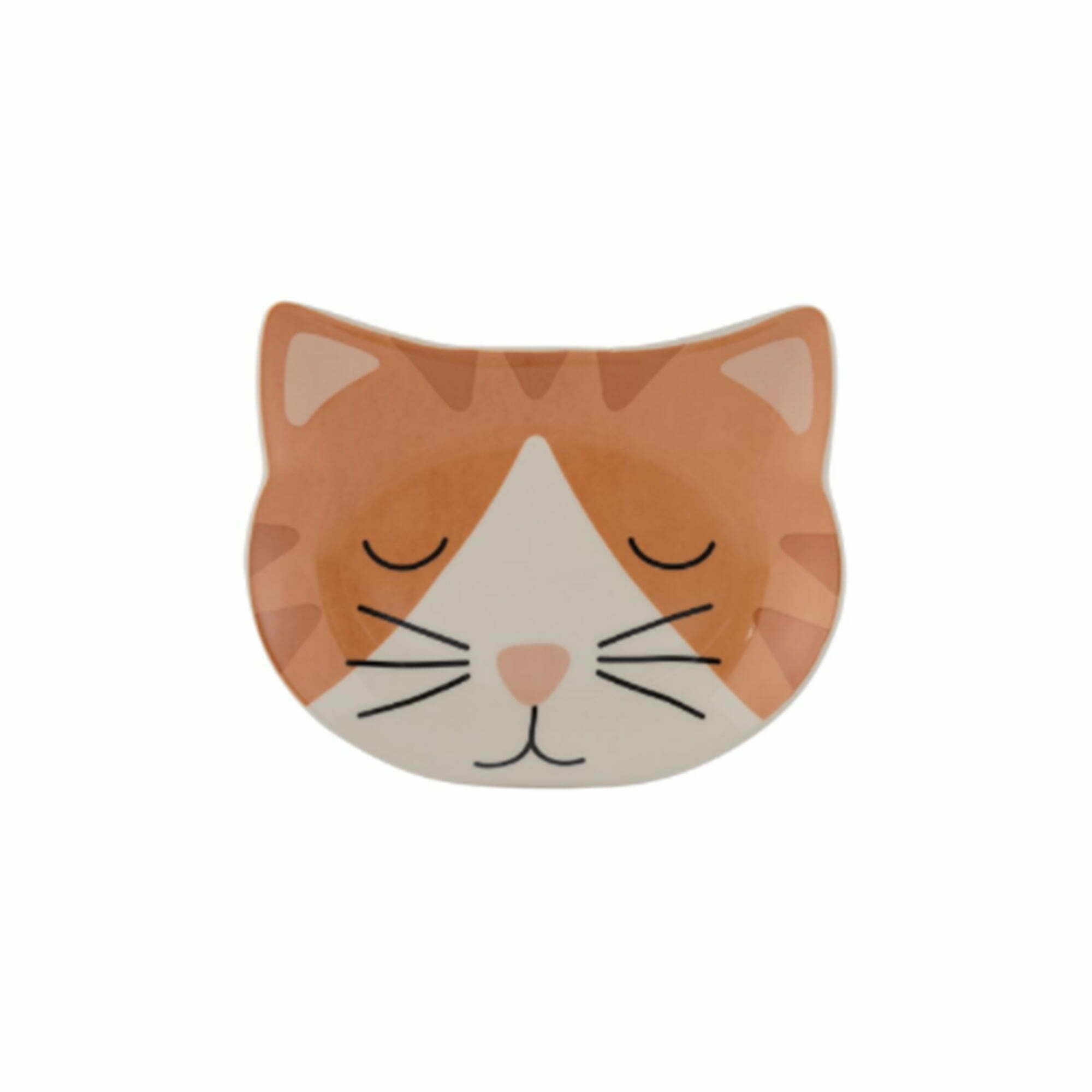 Matskål Keramik Ginger Cat, 16 cm Hemmet Pawpalace