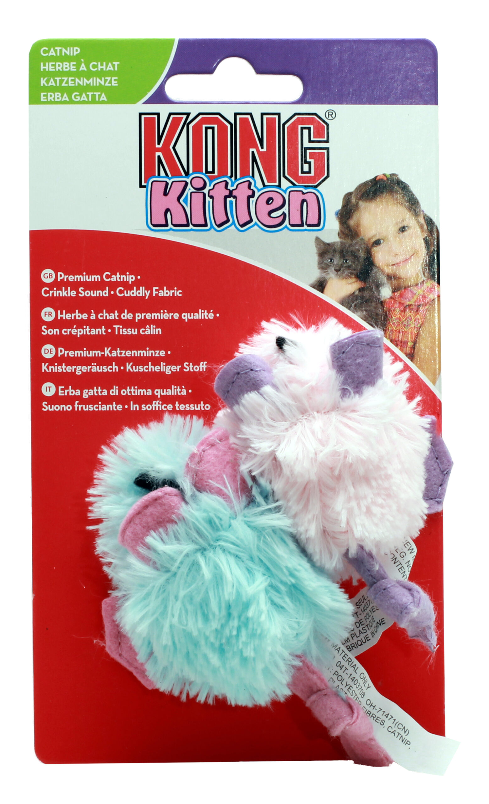 Kattleksak Kitten Möss, 2-pack Katt Pawpalace