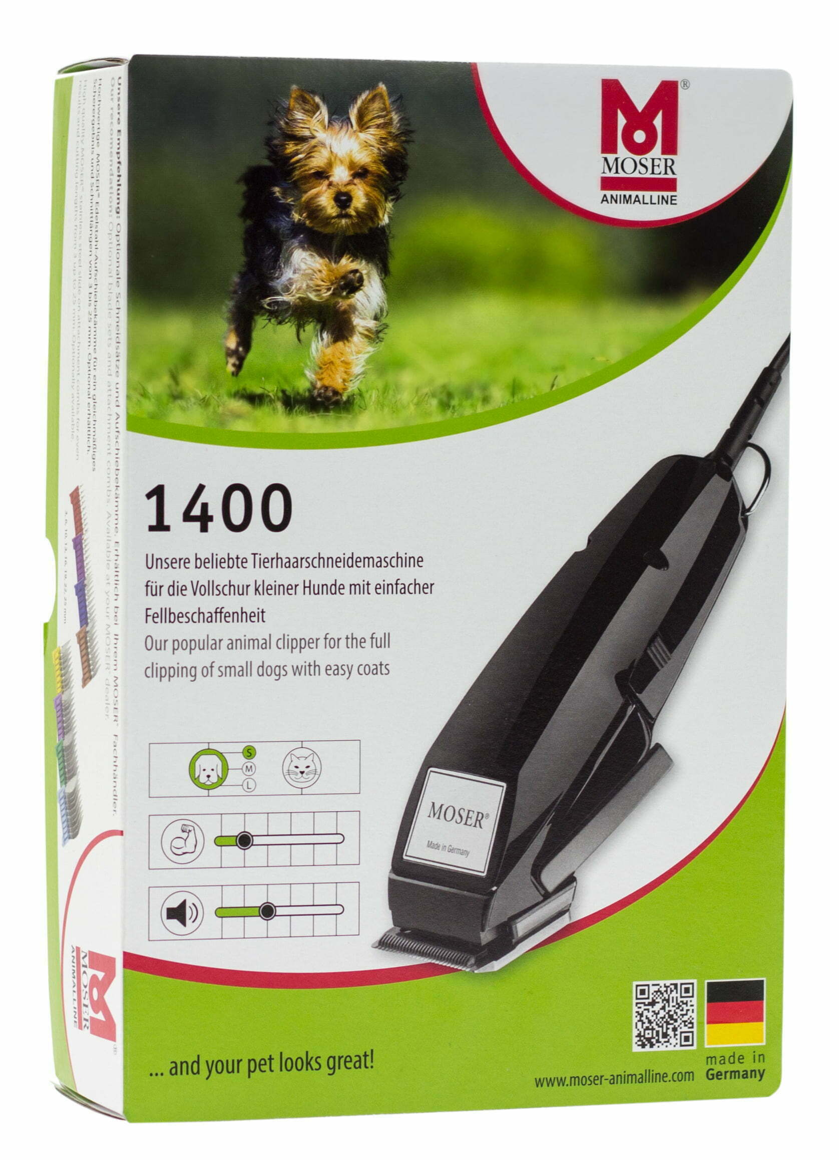 Klippmaskin Moser 1400 Hund Pawpalace