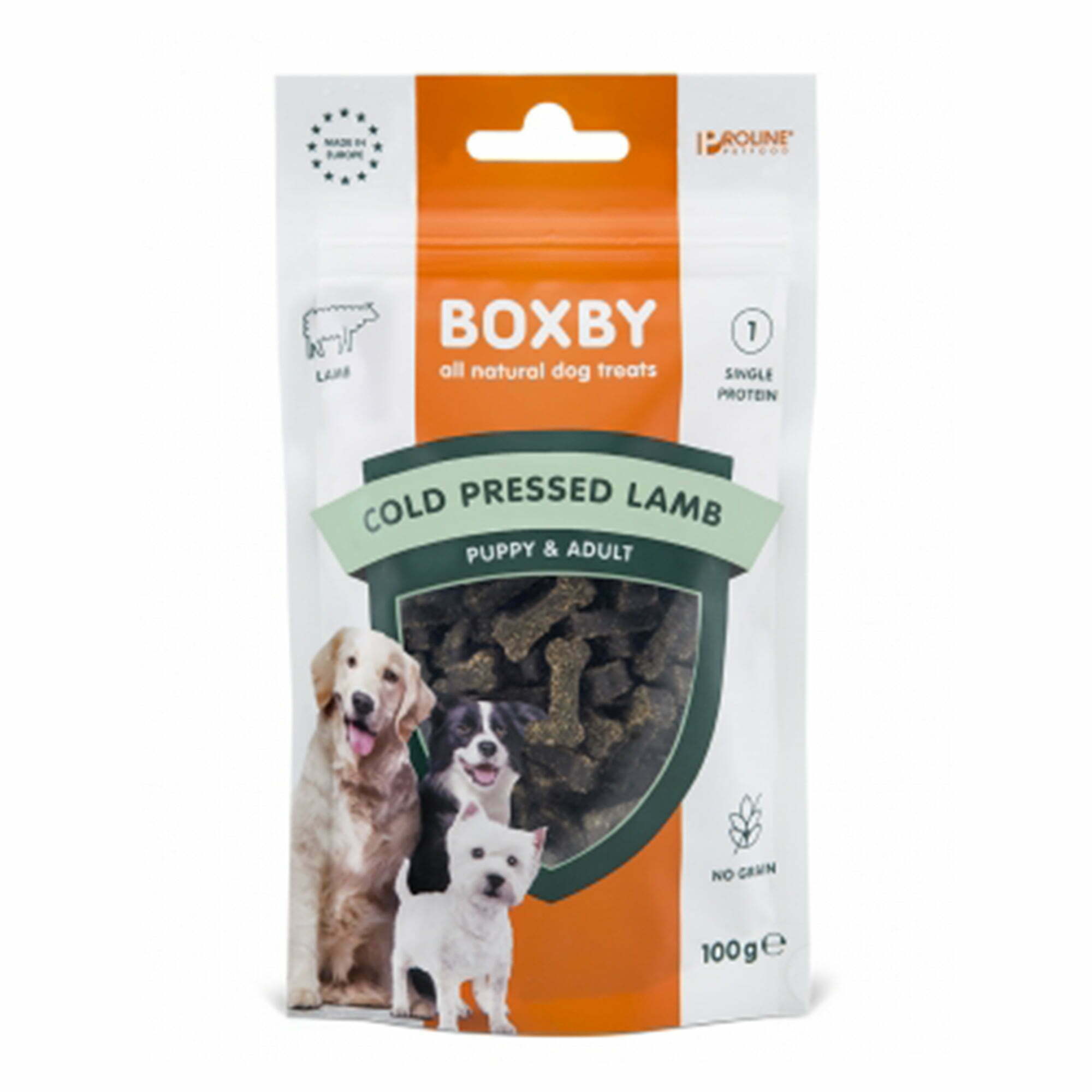 Boxby Hundgodis Lamm (Spannmålsfri), 100 g Hund Pawpalace