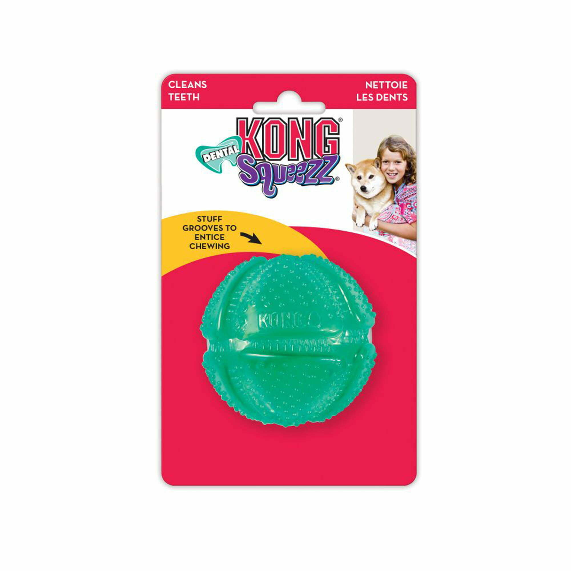 Squeezz Dental Boll, 7,5 cm American staffordshire terrier Pawpalace