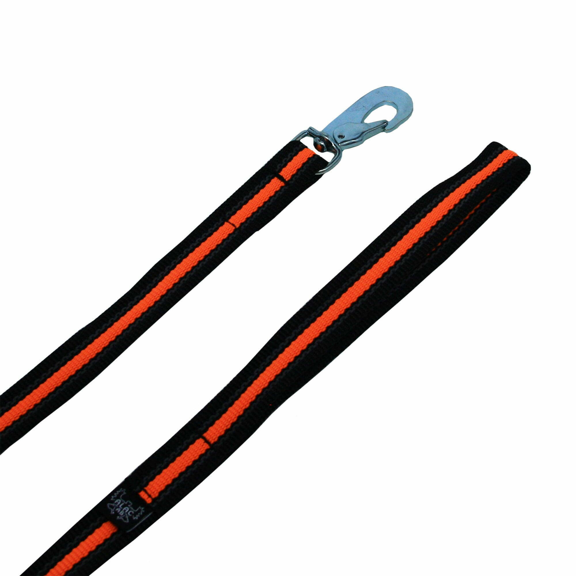 Koppel Supergrip Svart/Orange 19 mm, 190 cm Specialkoppel Pawpalace