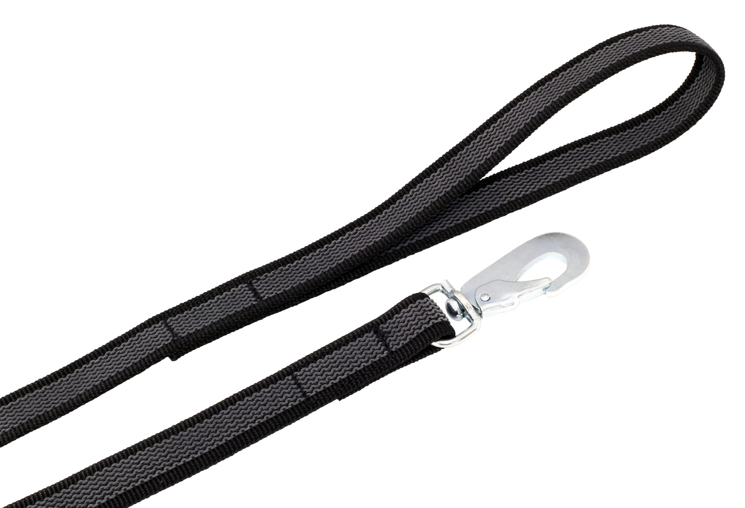 Koppel Supergrip Svart 19 mm, 190 cm Specialkoppel Pawpalace