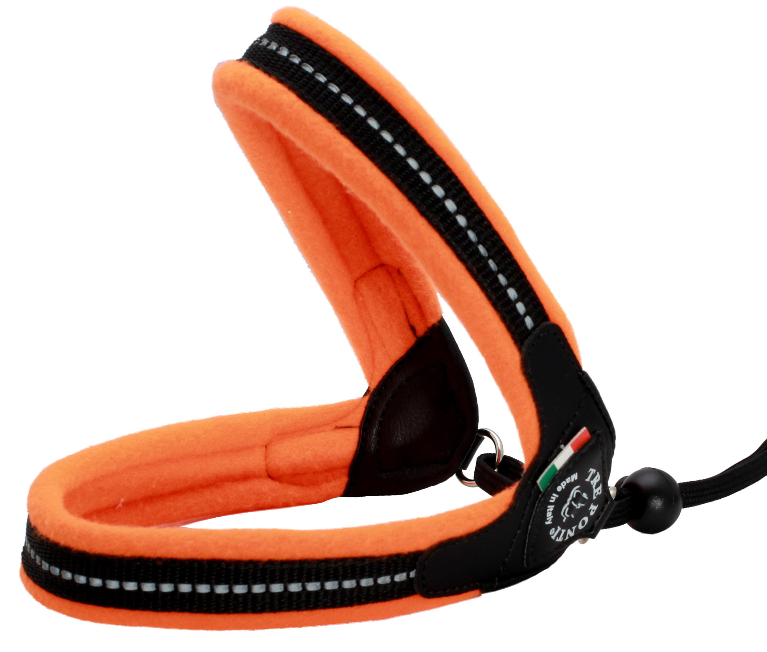 Hundsele Med Snöre Fleece Orange, Nr 1 Halsband & selar Pawpalace