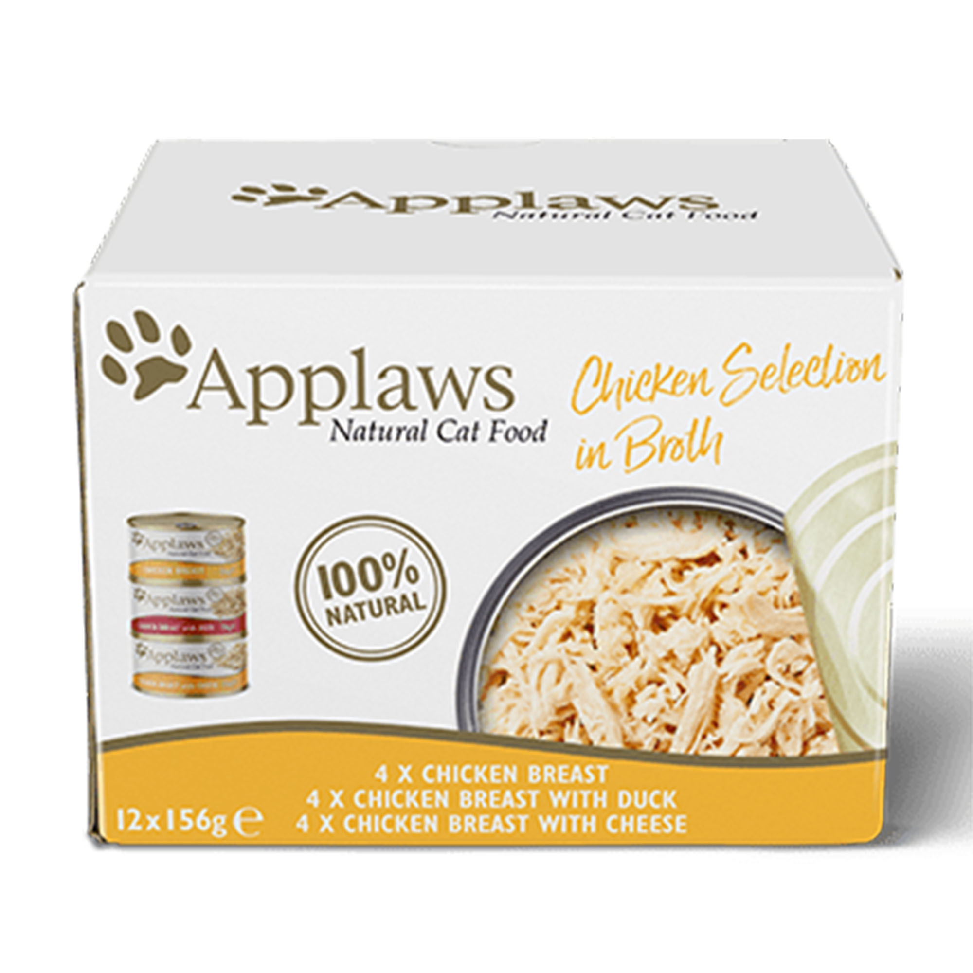 Applaws Kattmat Chicken Selection 12-pack, 156 g Katt Pawpalace