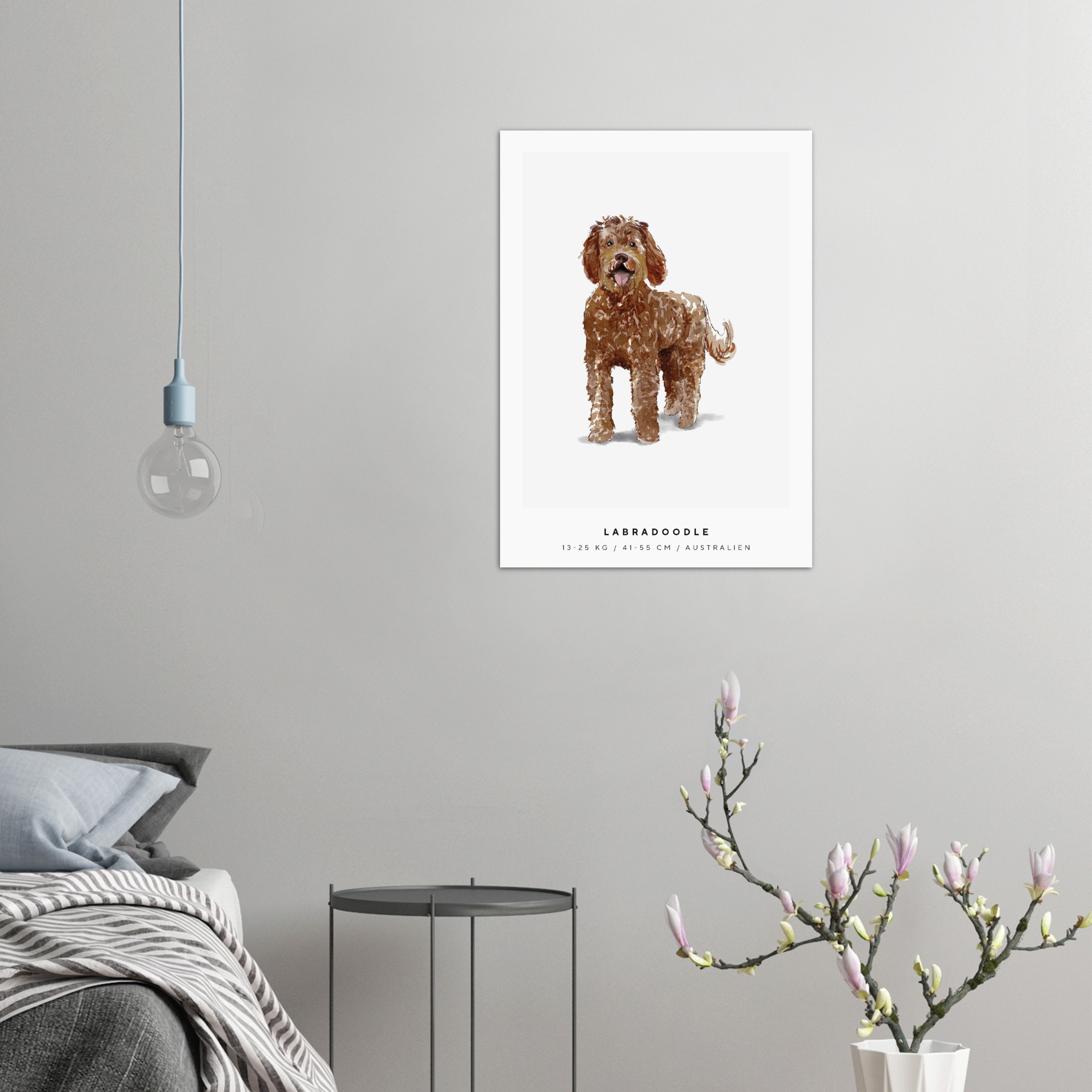 Poster Labradoodle Hund Pawpalace