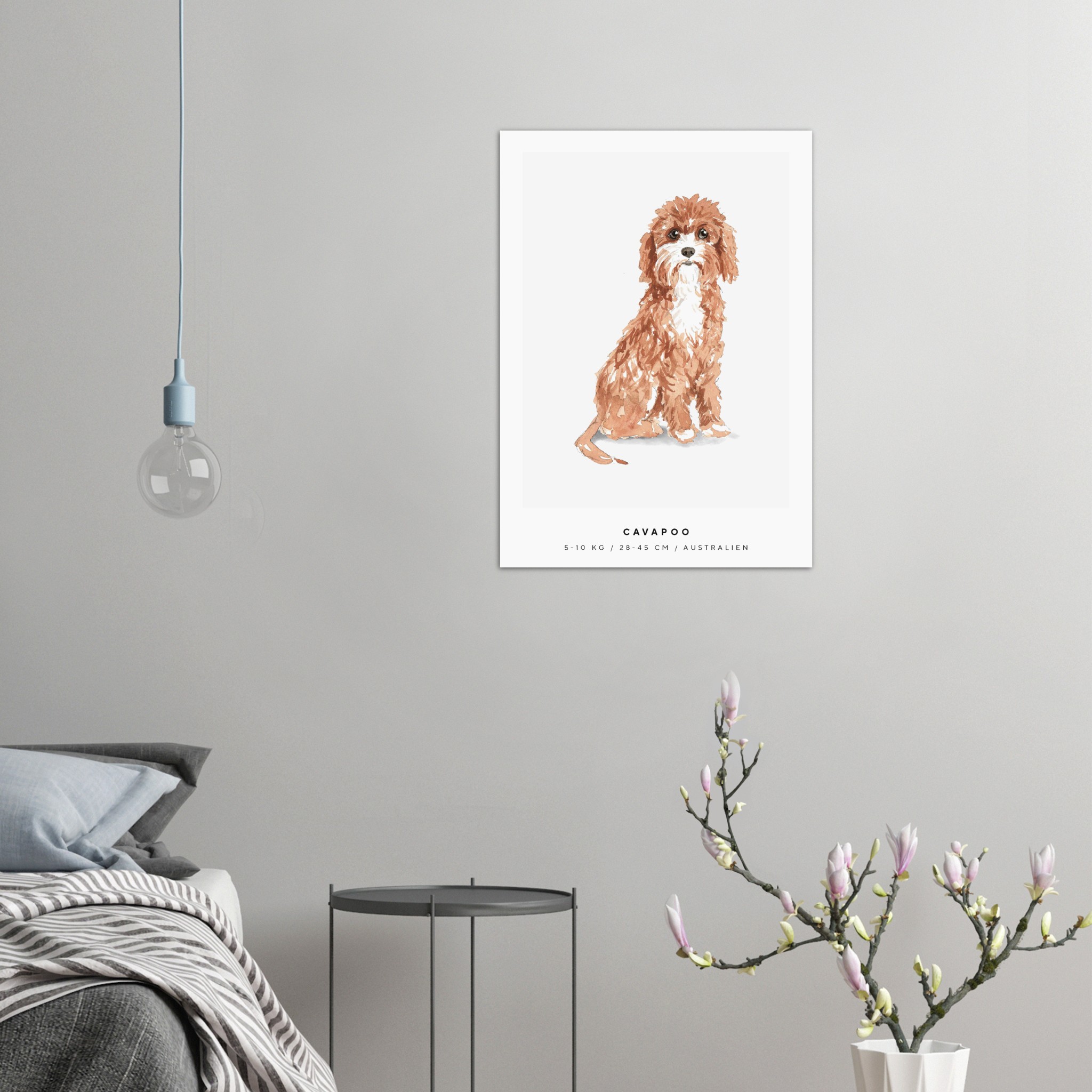 Poster Cavapoo Hund Pawpalace